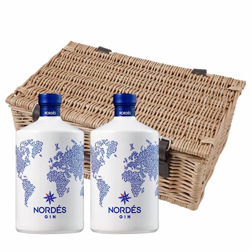 Nordes Atlantic Galician Gin 70cl Twin Hamper (2x70cl)